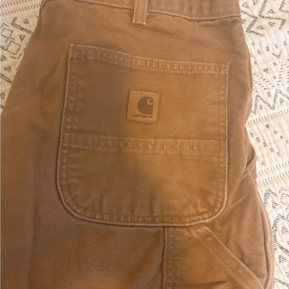 Carhartt Brown Flannel Lined Pants